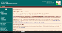 Desktop Screenshot of informatika.gtportal.eu